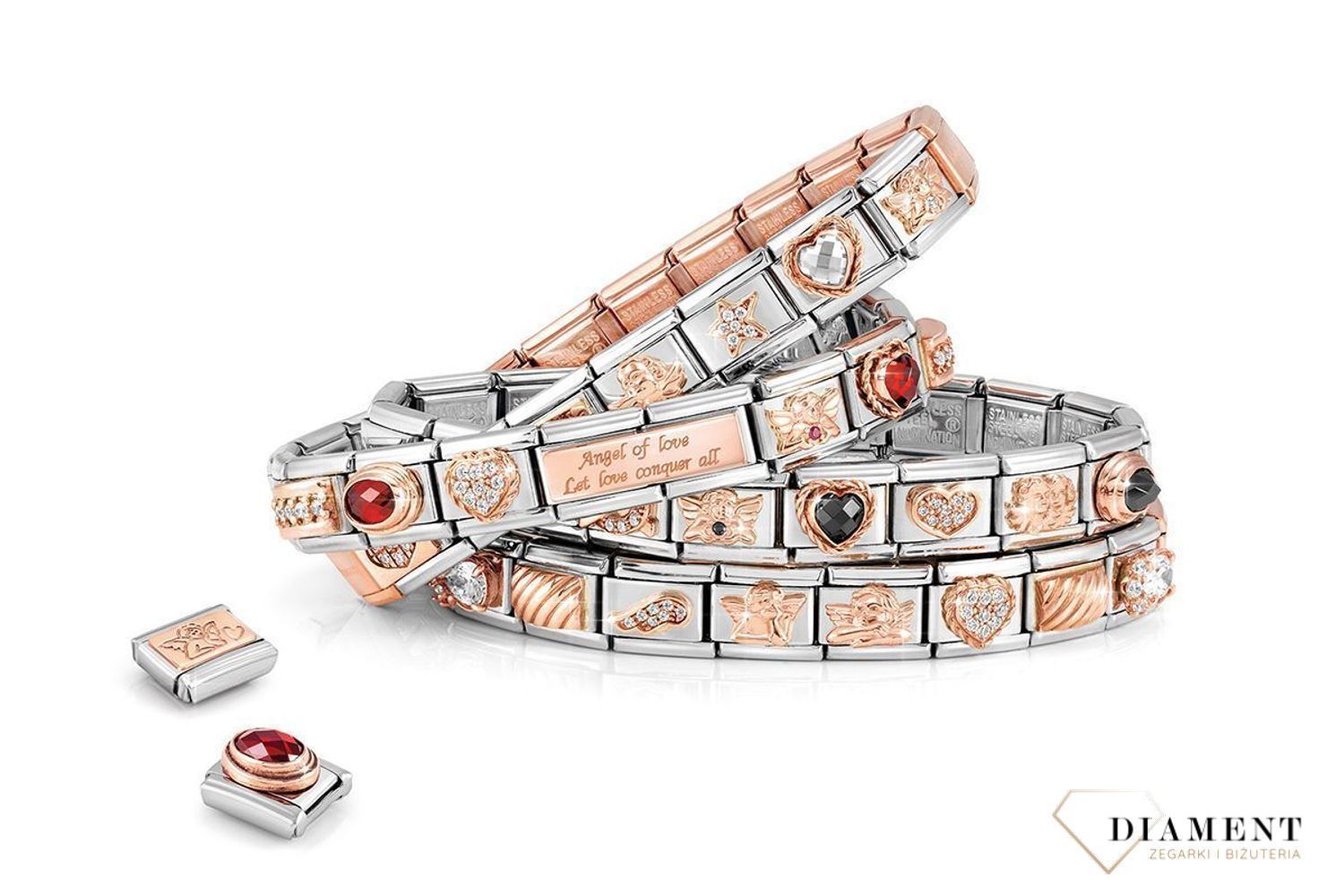 Nomination Link 18K zawieszka złoto 'Luty Ametyst' 030519 02 ✓ Zawieszki Nomination ✓ Wyjątkowy prezent ✓ Nomination ✓ Bransoletka Nomination ✓ Bransoletka ze stali ✓ Gwarancja najniższej ceny ✓ Zapraszamy!.jpg